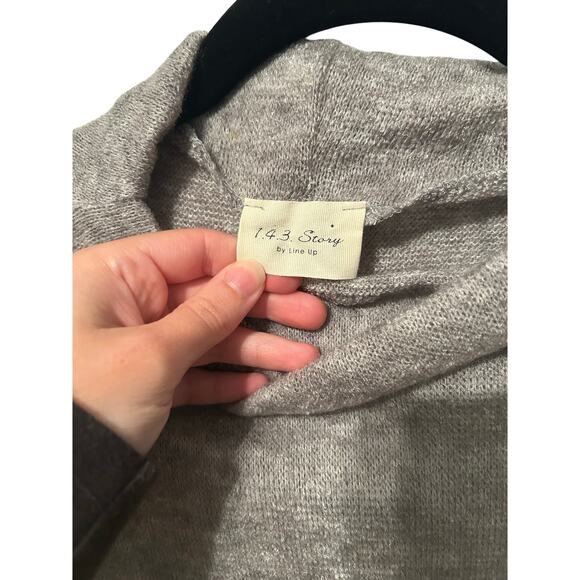 1.4.3. Story Cowl Neck Angora Blend Sweater Large - Picture 2 of 4